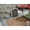 New south african granite plaque on the face of the existing pitched memorial